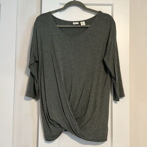 St. Tropez Draped Long Sleeve T